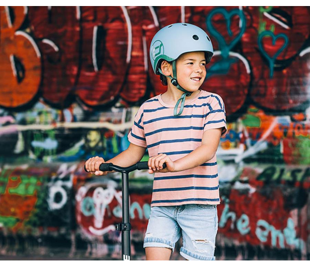 Scoot & Ride Kask Ochronny S-M dla dzieci 3+ Blueberry - 1014704 - zdjęcie 4